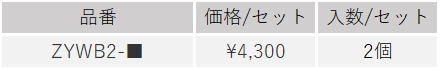 棚受けブラケット価格表