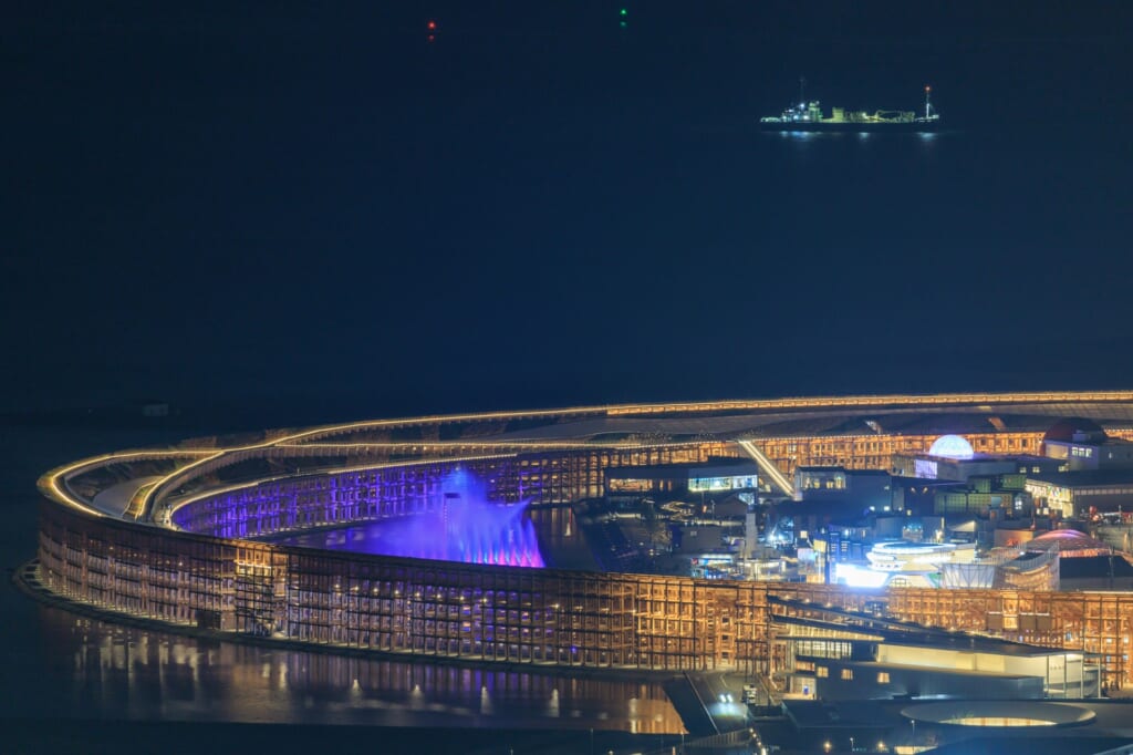関西大阪万博の夜景