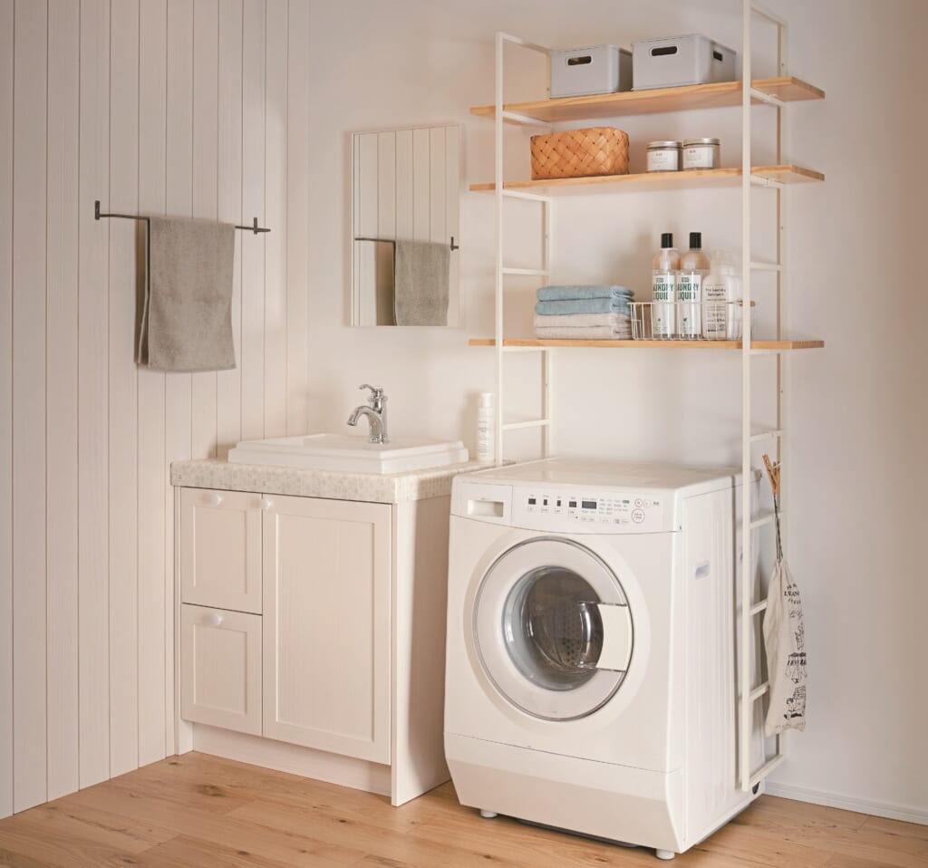清潔感のあるランドリースペース