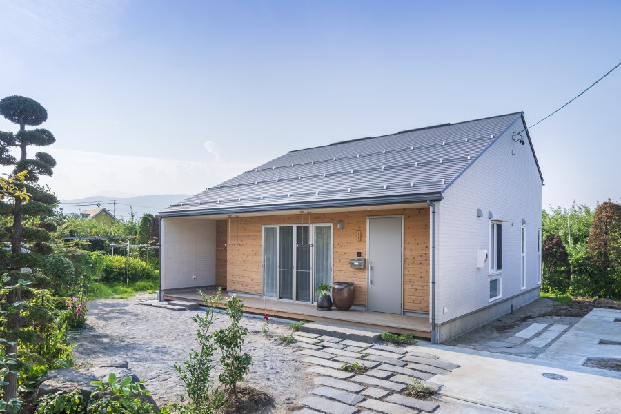 モダンな平屋の住宅