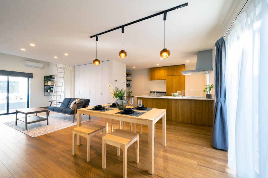 リラックスできるリビング空間