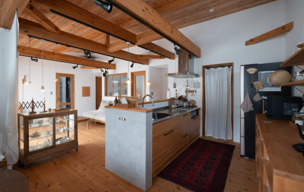 まるで森の中のカフェ。