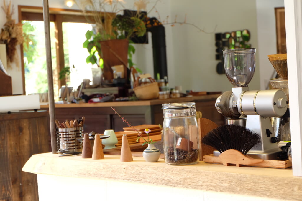 カフェスタイルのキッチン