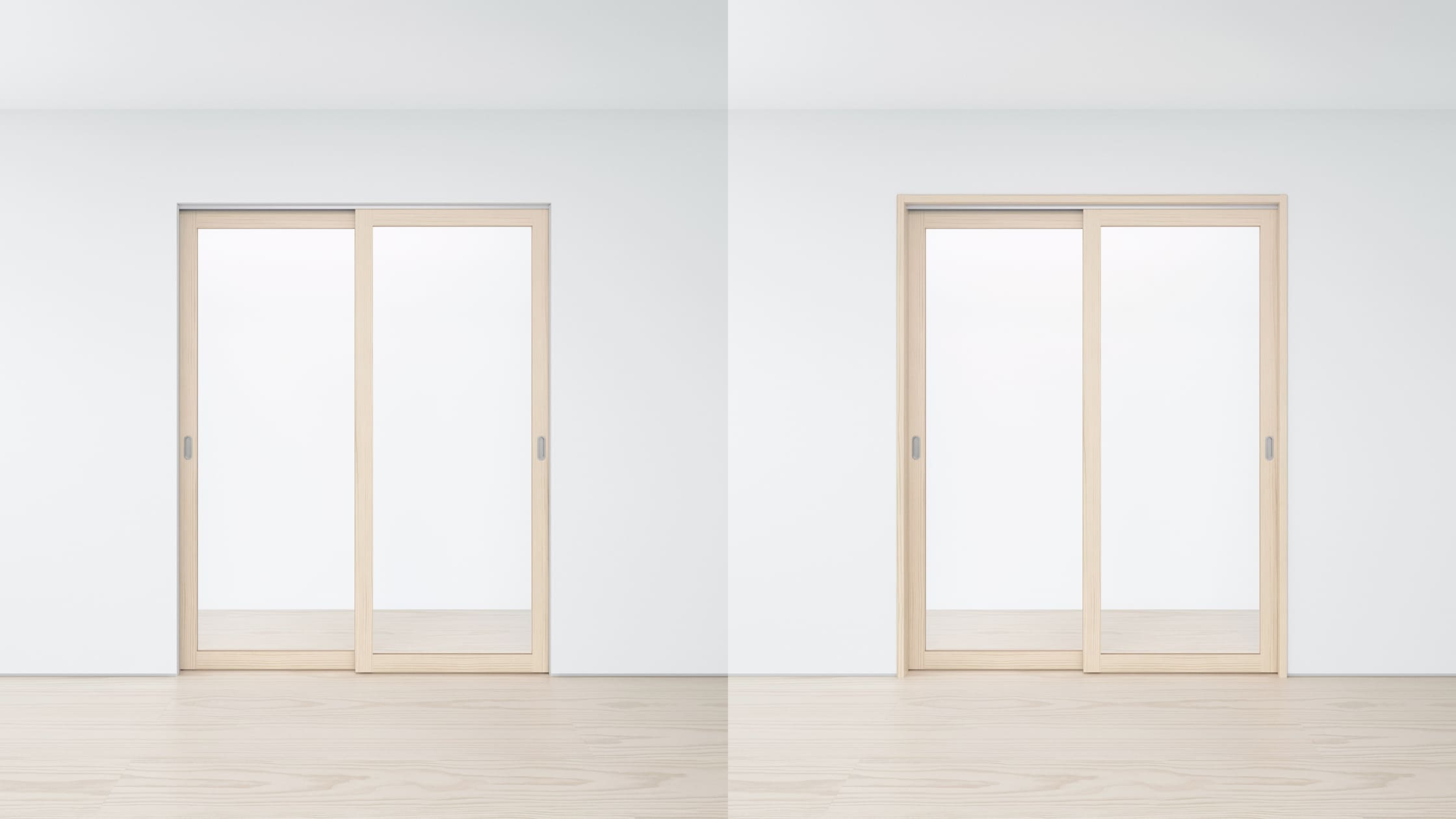 Bypass sliding door（引き違い戸） 
/ 下地枠・固定枠 image 2
