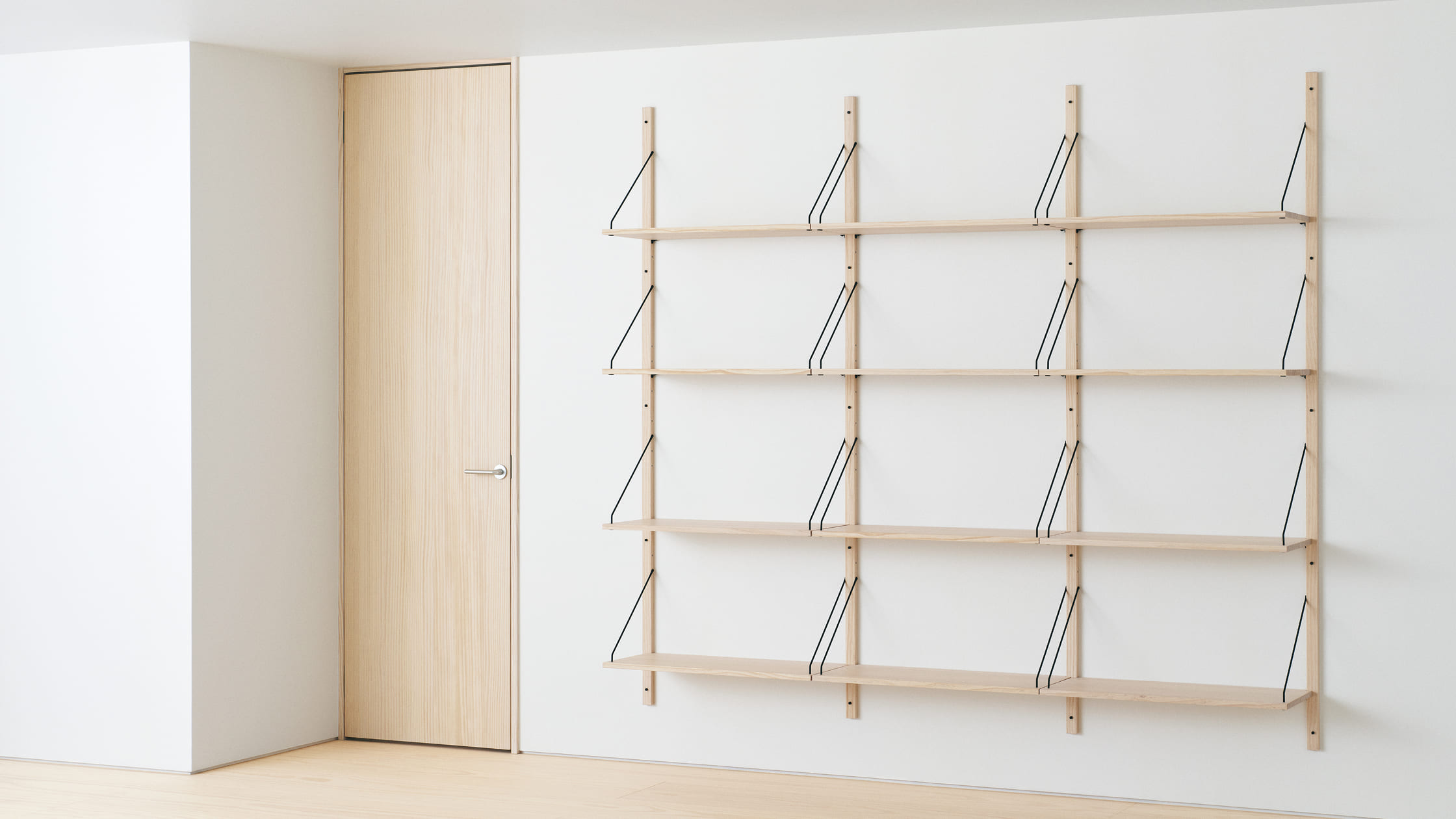 Wooden shelving system 
/ ウッド シェルフ システム image 1
