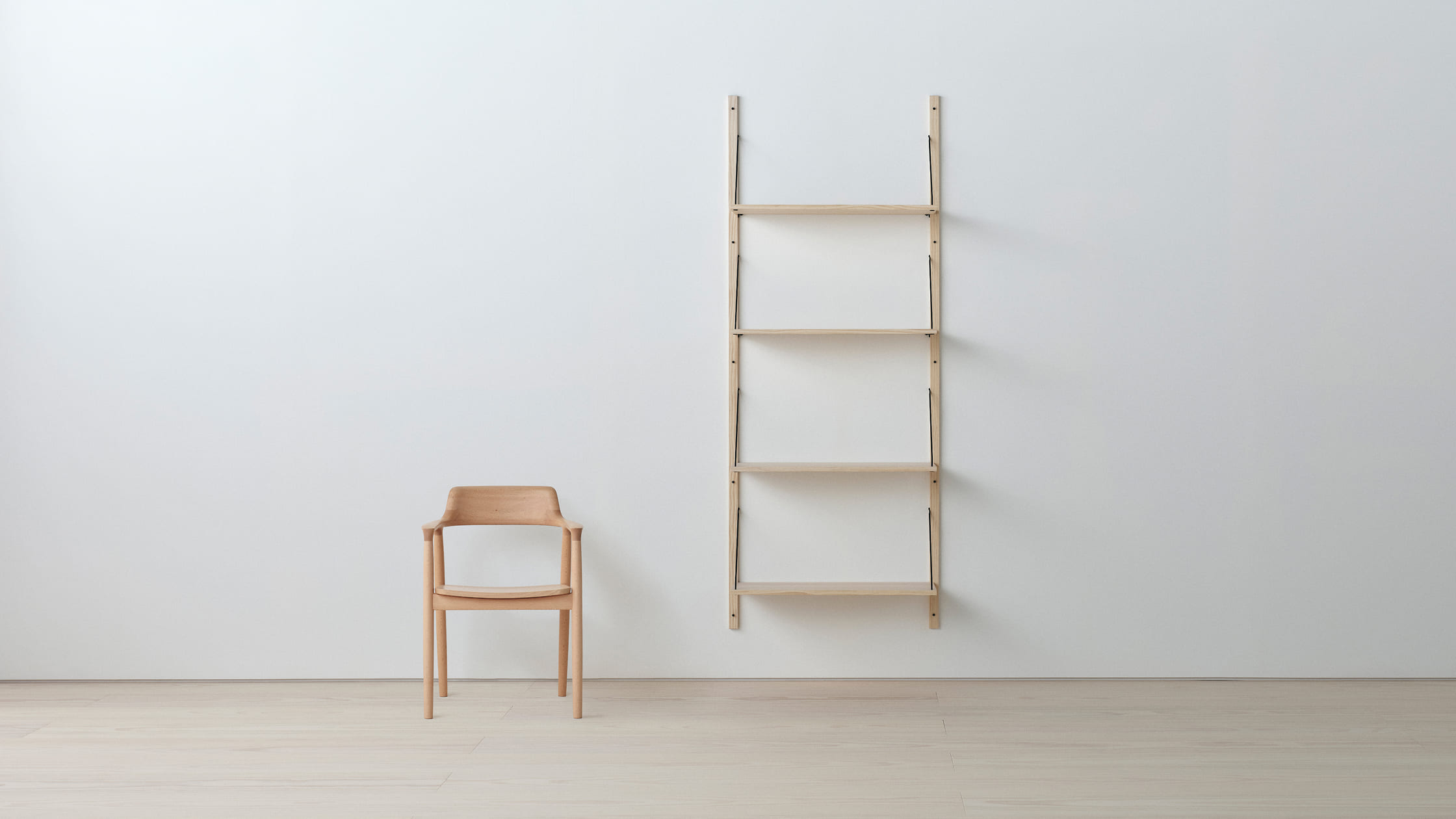 Wooden shelving system 
/ ウッド シェルフ システム image 3