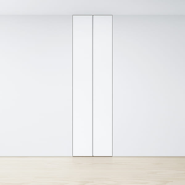 Flat double door closet / 下地枠・固定枠