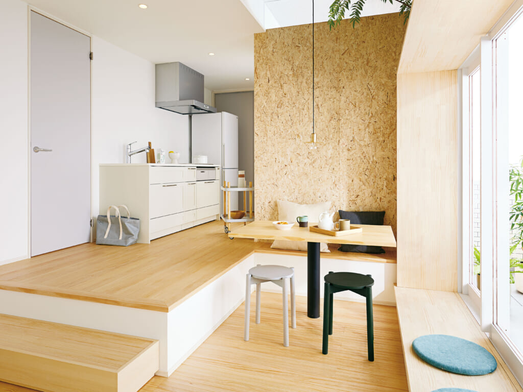 土間でつながる家族の絆