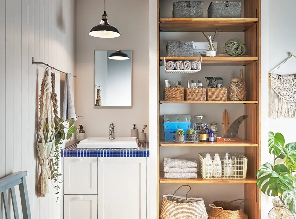 ユニットタイプ｜無垢の木の洗面台｜WOODONE