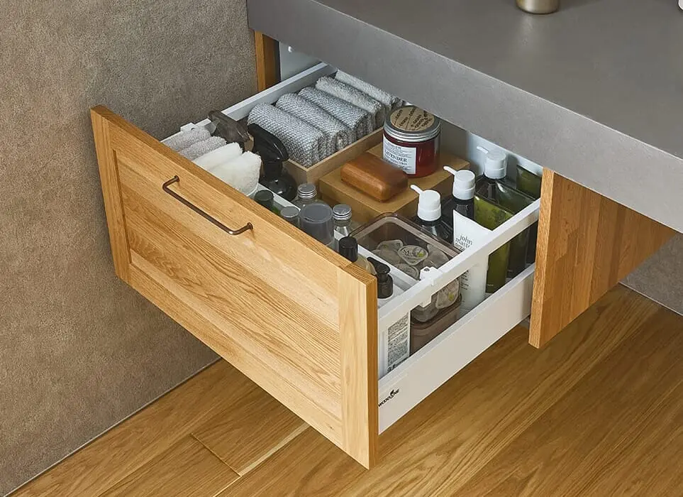 オープンタイプ｜無垢の木の洗面台｜WOODONE