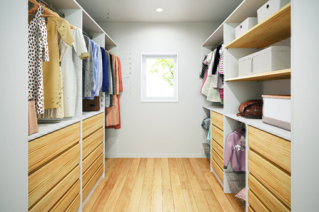 ダウンフロアリビングの家