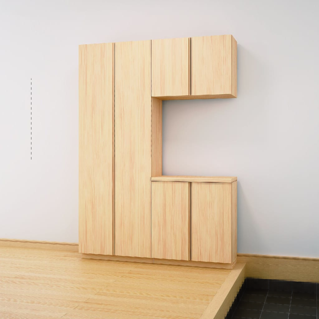 素材が紡ぐ、安心とくつろぎの家。