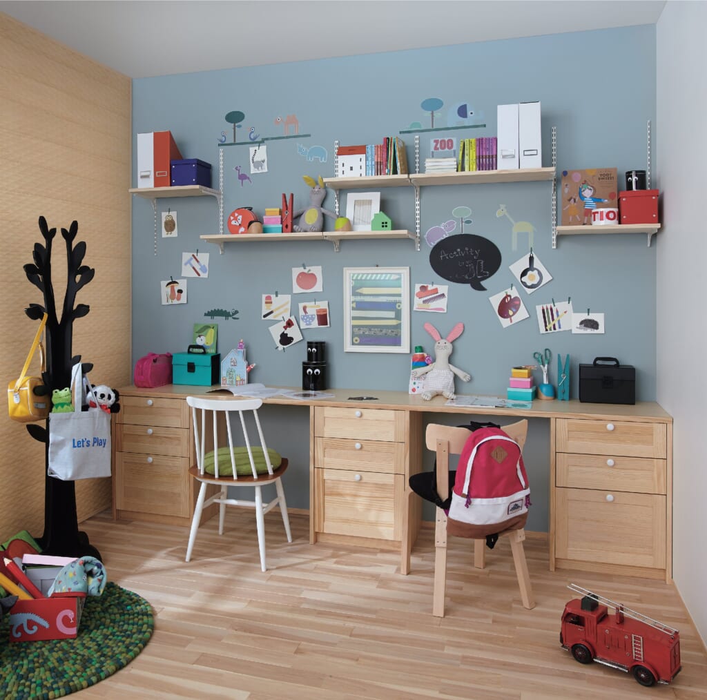 子供部屋,勉強机,学習机,教科書,収納