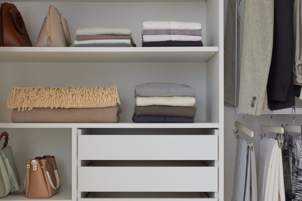 寝室.クローゼット収納,システム収納