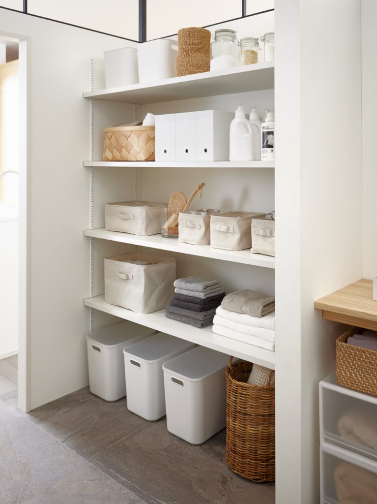 白い棚,無地の棚,可動棚,白のシート棚,ウッドワン棚板