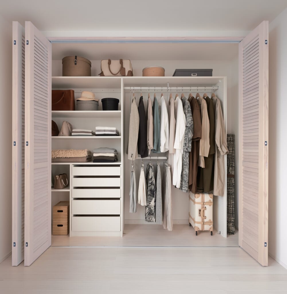 寝室.クローゼット収納,システム収納
