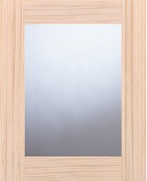 ガラス扉,框扉,白めの木材