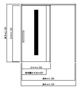 ソフトアート 幅広片引き戸 自閉式幅広片引き戸 上吊りタイプ F Xc 枠外w1915 ウッドワン ビジネスサイト